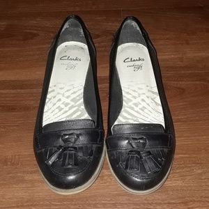 clarks tassel shoes